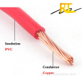 Fios elétricos de cobre revestidos com PVC sem chama
